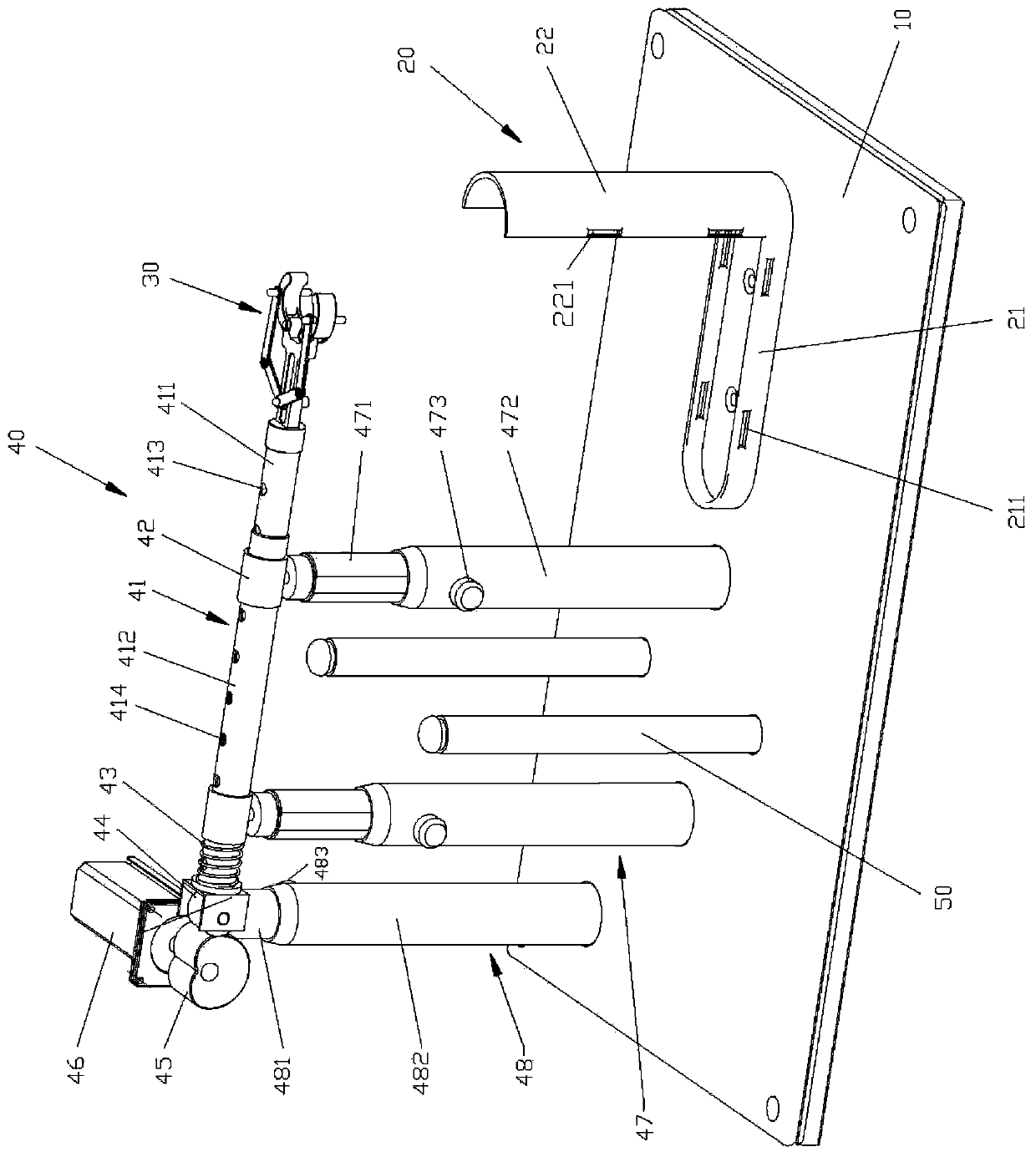 An automatic knee massage device