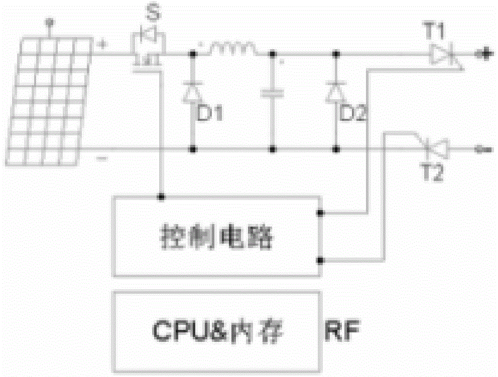 Intelligent solar photovoltaic module circuit and control/protection method thereof