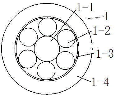 Optical-cable-embedded composite type leaky coaxial cable and manufacturing method thereof