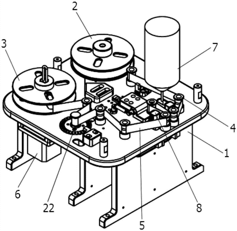 Needle glue removing mechanism and dispenser