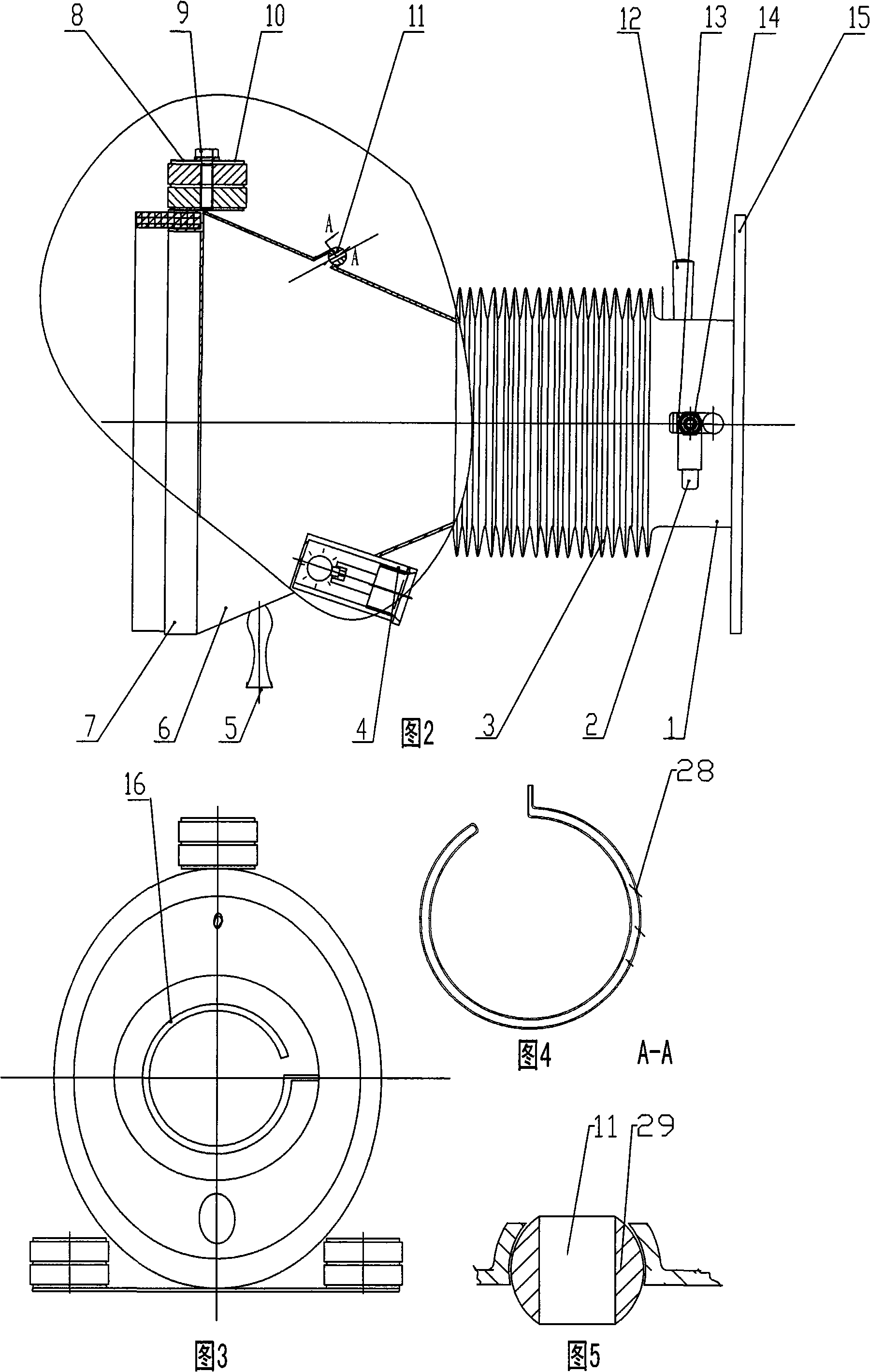 Portable underwater dry-type welding device