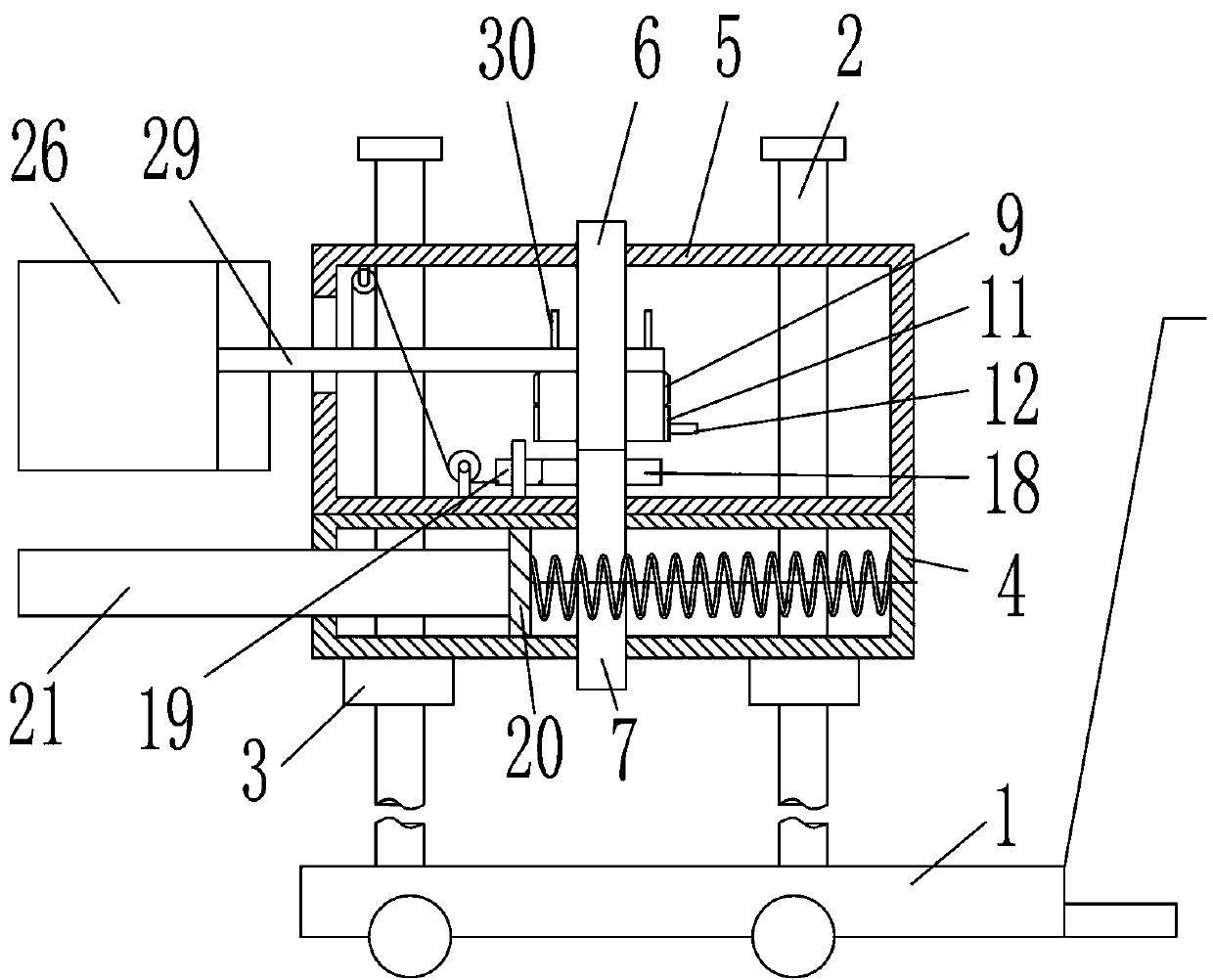 A dust removal device