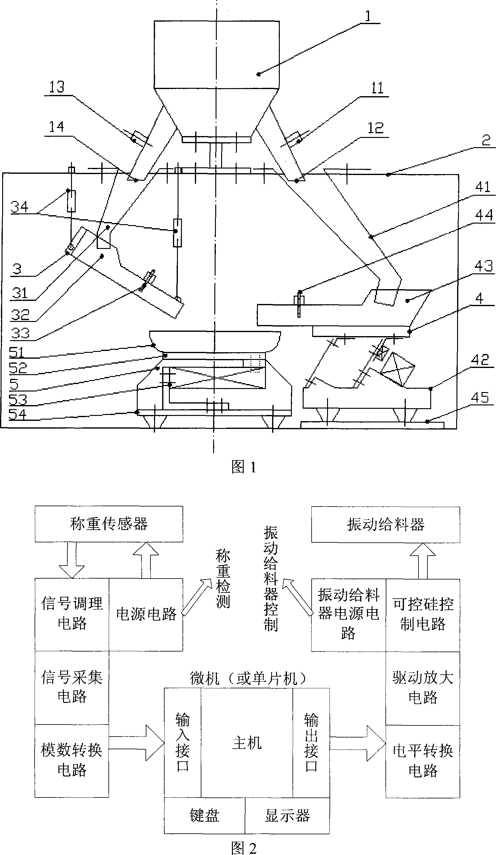 Powder material automatic rationing fluidity test device and method