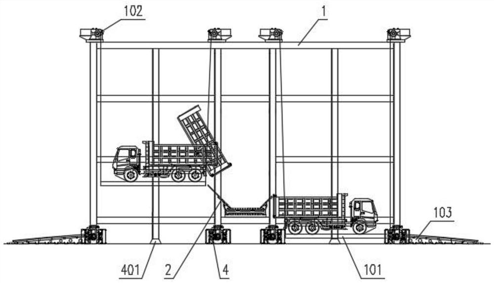 Construction waste environment-friendly ship loader