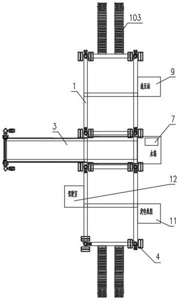 Construction waste environment-friendly ship loader