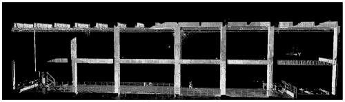 Truss crane track inspection method based on three-dimensional scanner technology