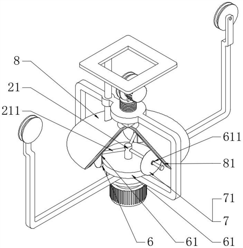 Power transmission line tensioning type inspection robot energy-saving suspension device