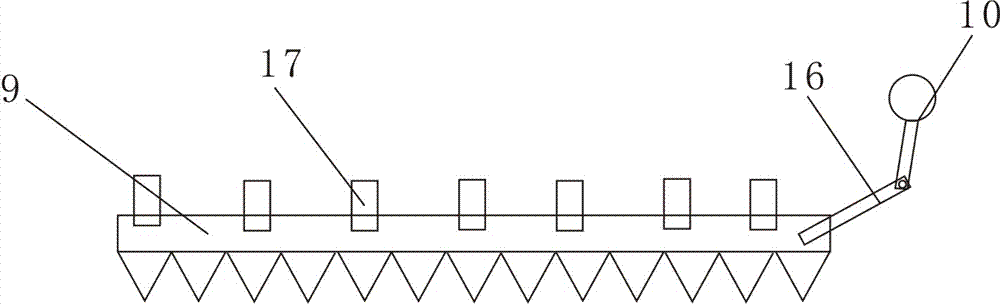 Linkage header of crop harvester