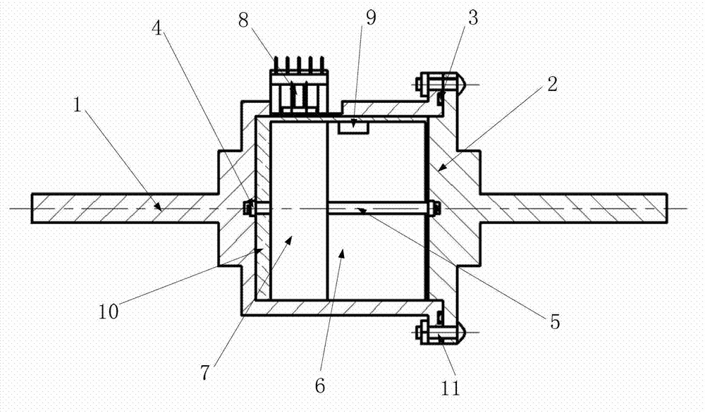 Reluctance type inclination angle sensor