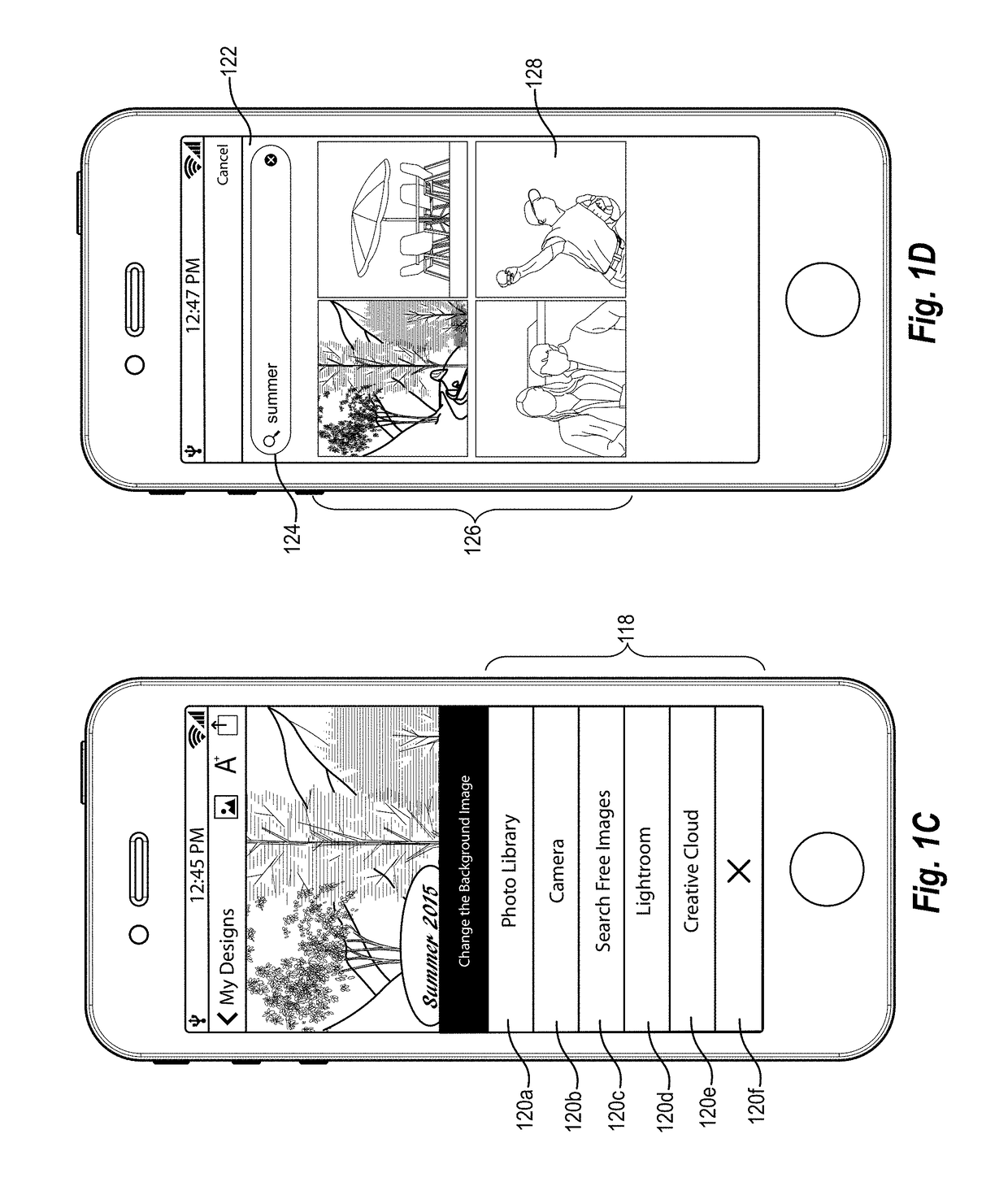 Positioning text in digital designs based on an underlying image