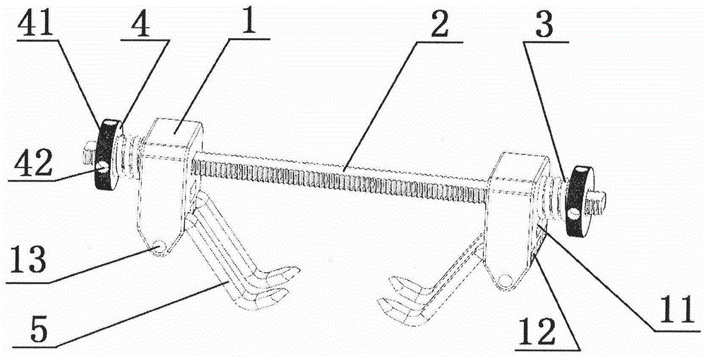 A kind of skin closure external fixator