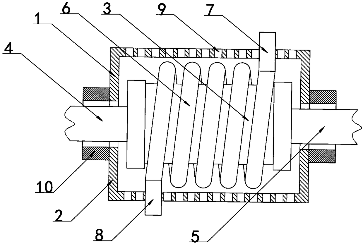 Cooling structure for pump body of water pump