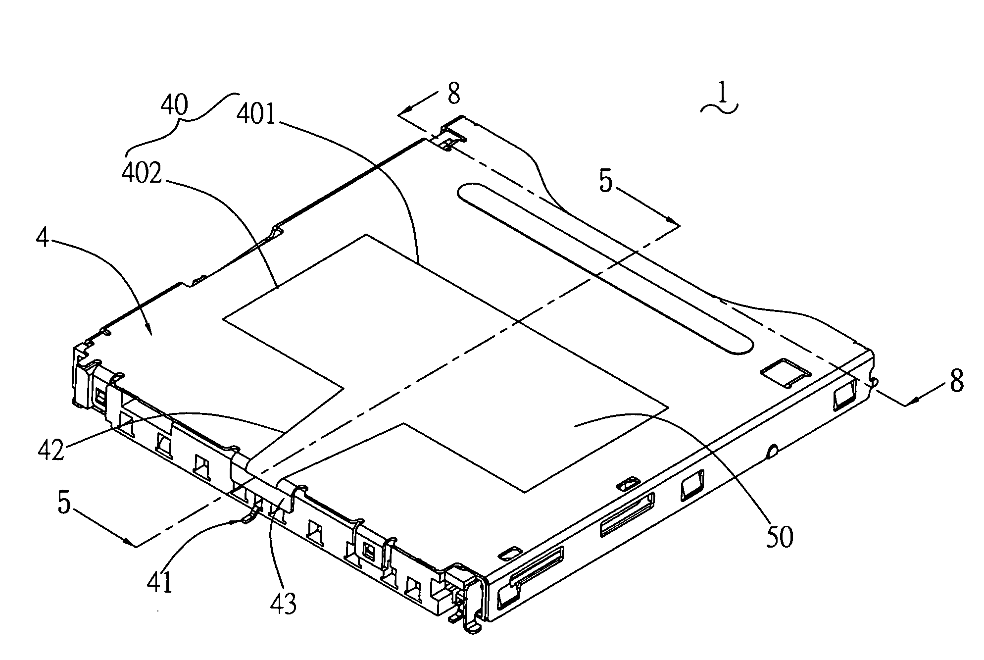 Integrated module of antenna and connector