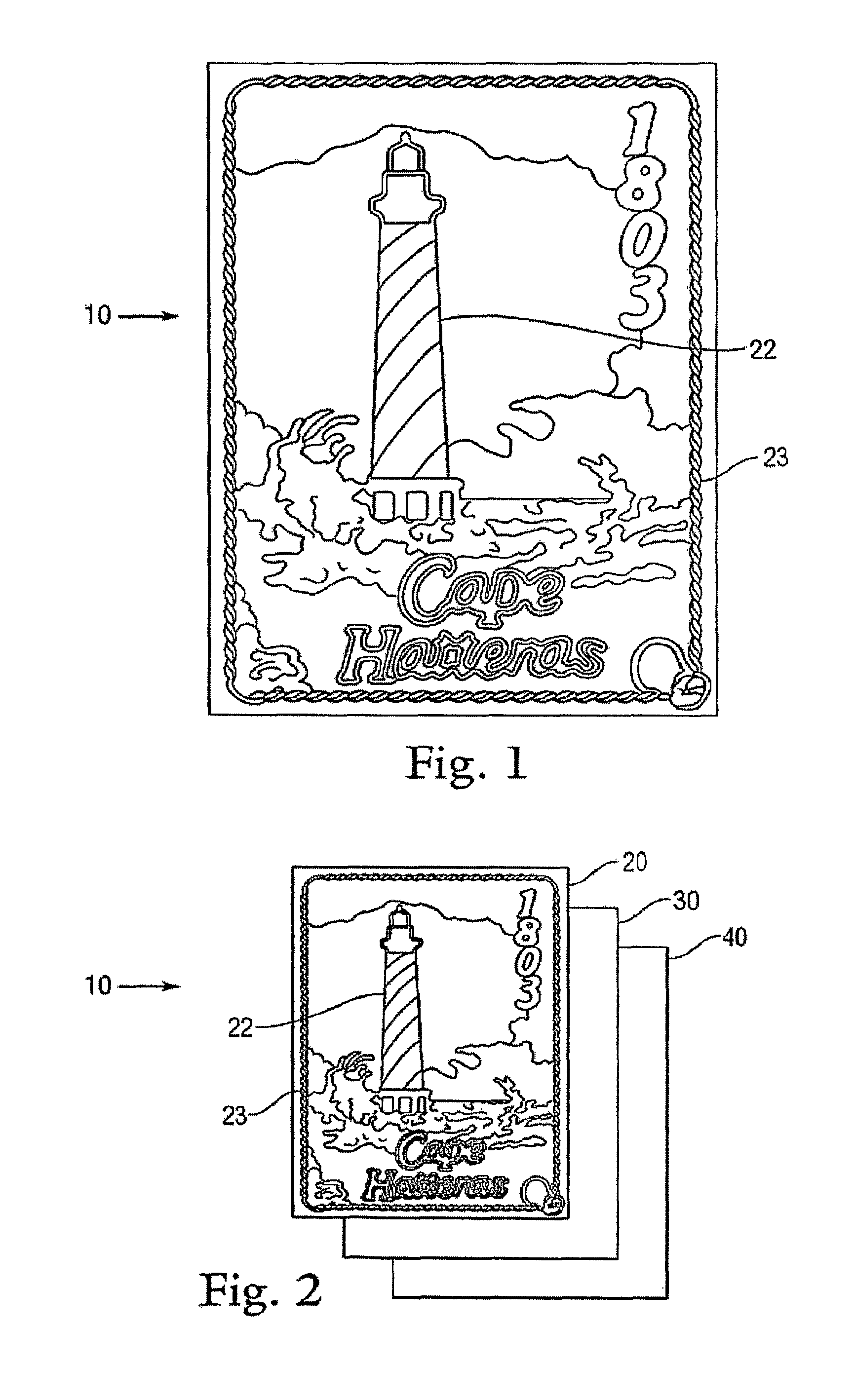 Digital printed applique emblem