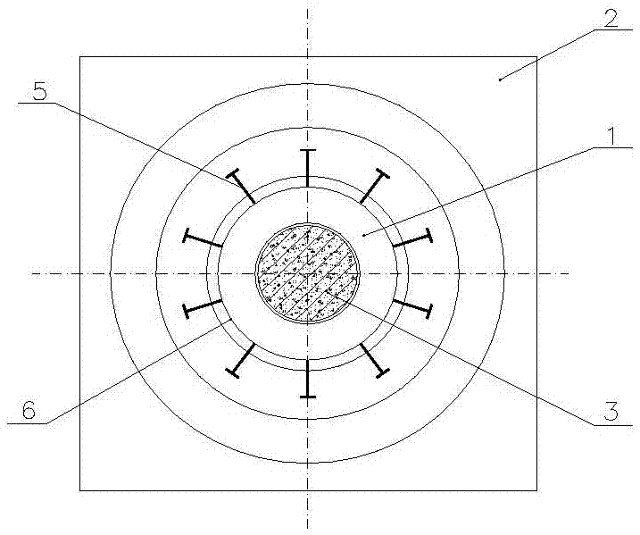 Connection structure of prefabricated bridge pier and bearing platform and construction method thereof