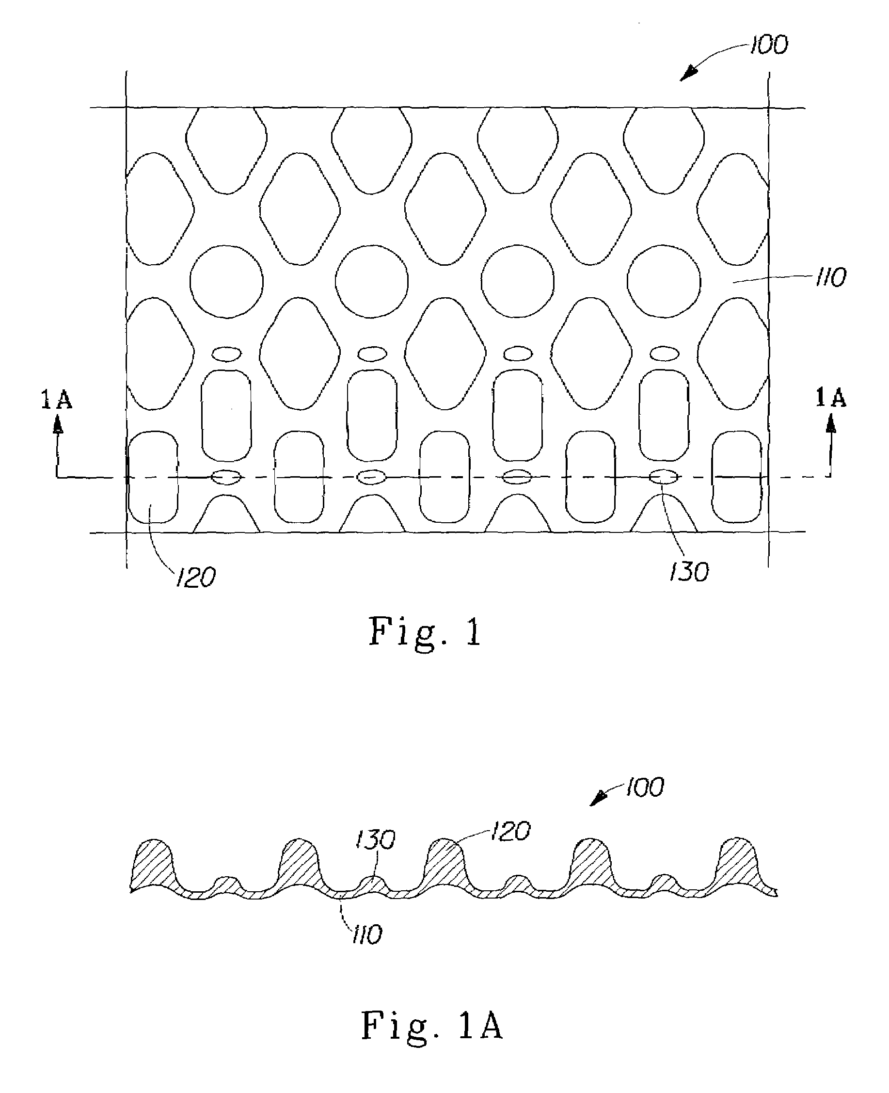 Electro-spinning process for making starch filaments for flexible structure