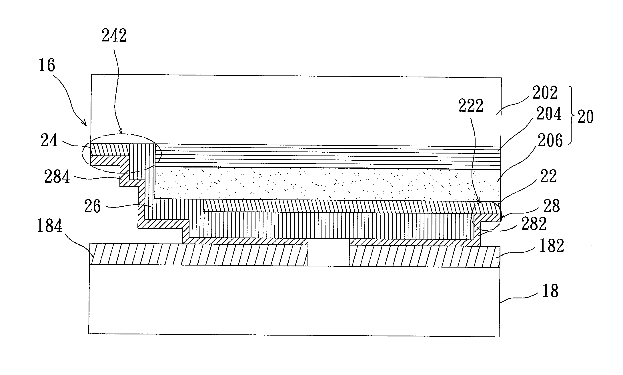 Bond type flip-chip light-emitting structure and method of manufacturing the same