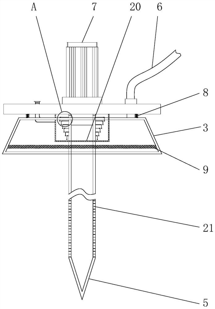 Nursery stock planting device and method capable of expanding holes directionally for landscape gardens