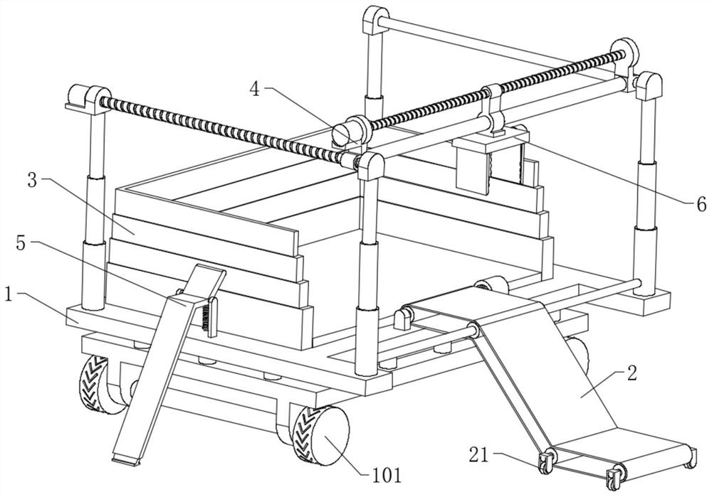 Powder material consignment device for e-commerce logistics