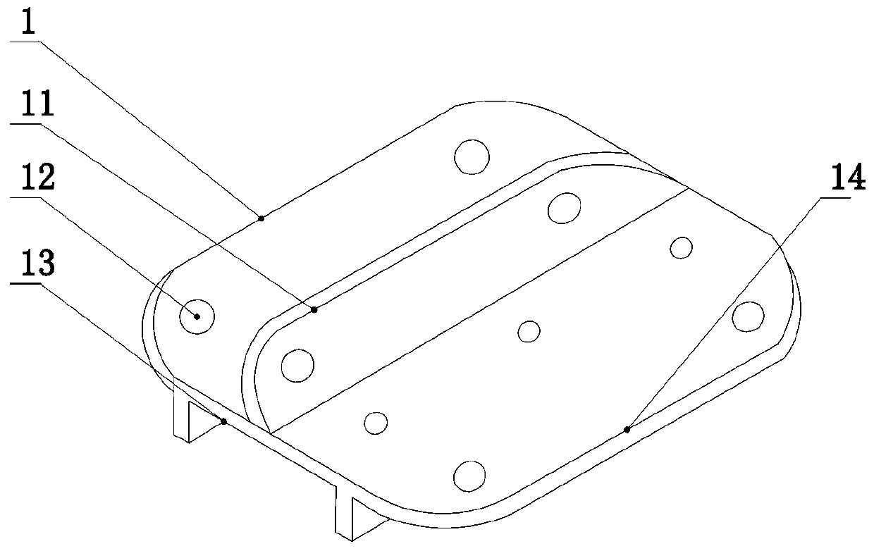 Connecting piece in H-shaped steel building