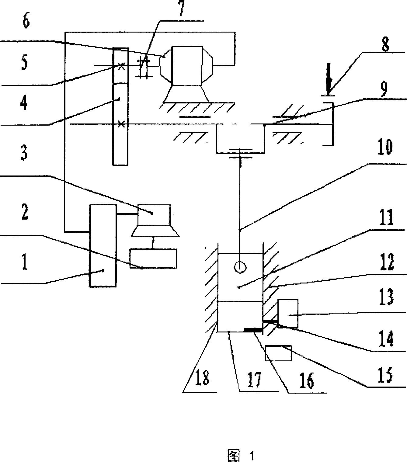 Digital control method for mechanical pressure machine transmission and digital control mechanical pressure machine