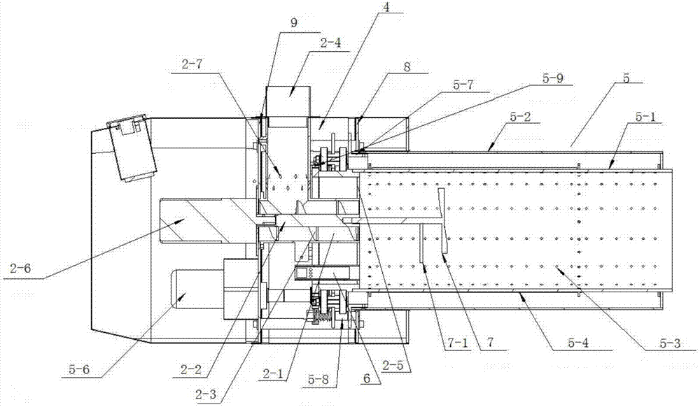 Sectionalized biomass combustion device