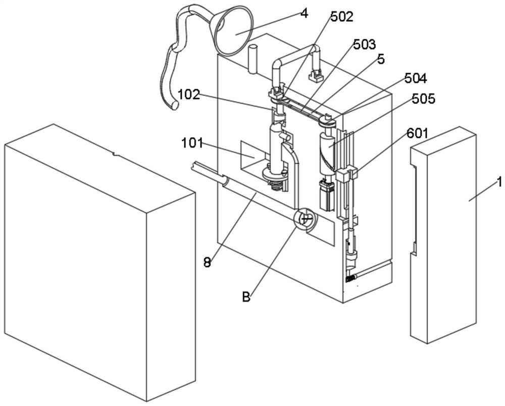 Medicine atomization device for pneumology department