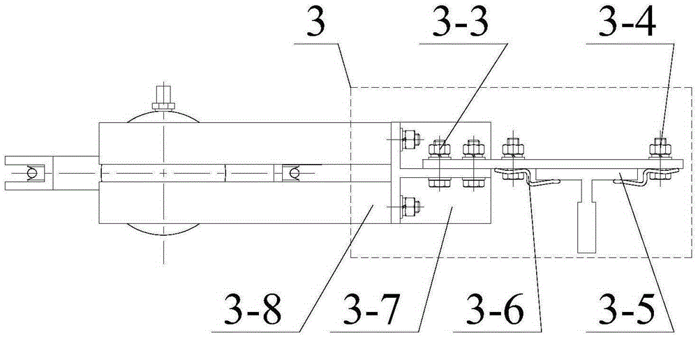 Hydraulic buffering type elevator tensioning device and tensioning method