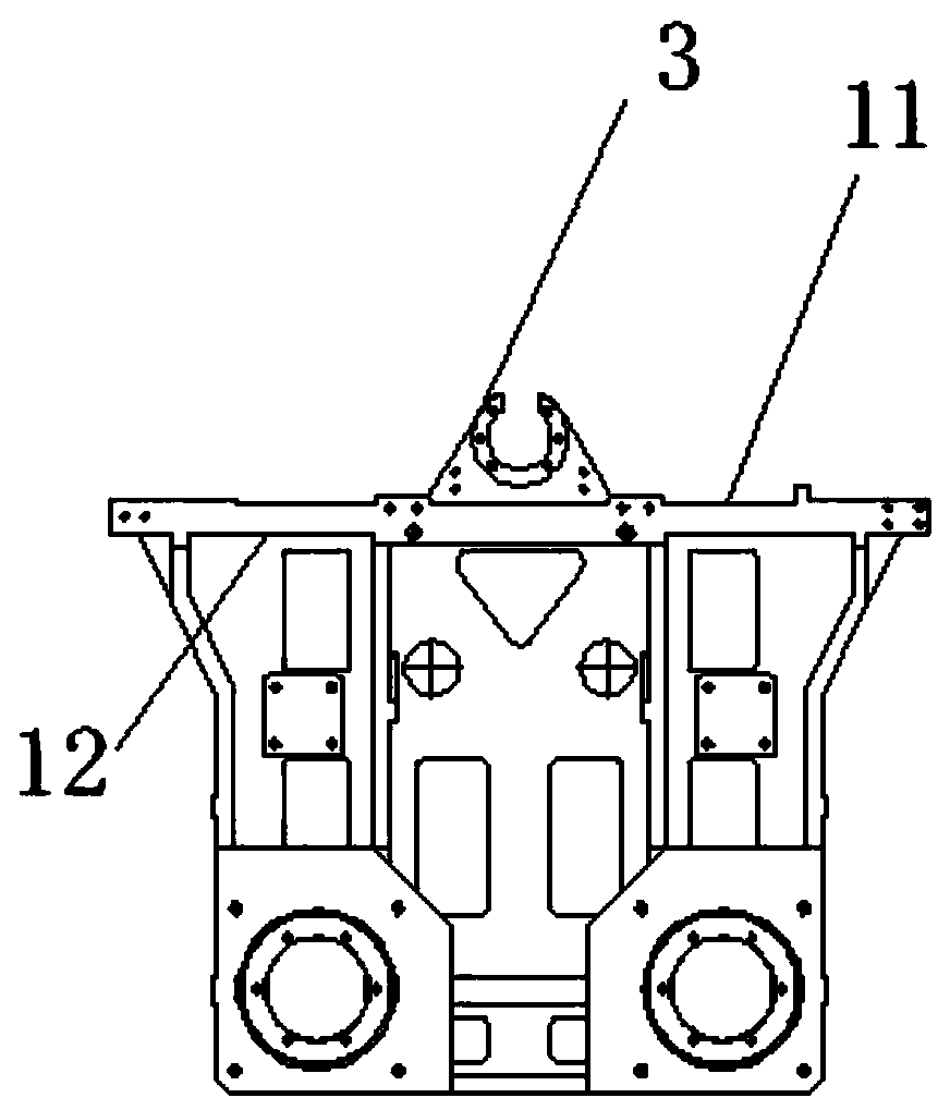 Double-spindle type spindle box body