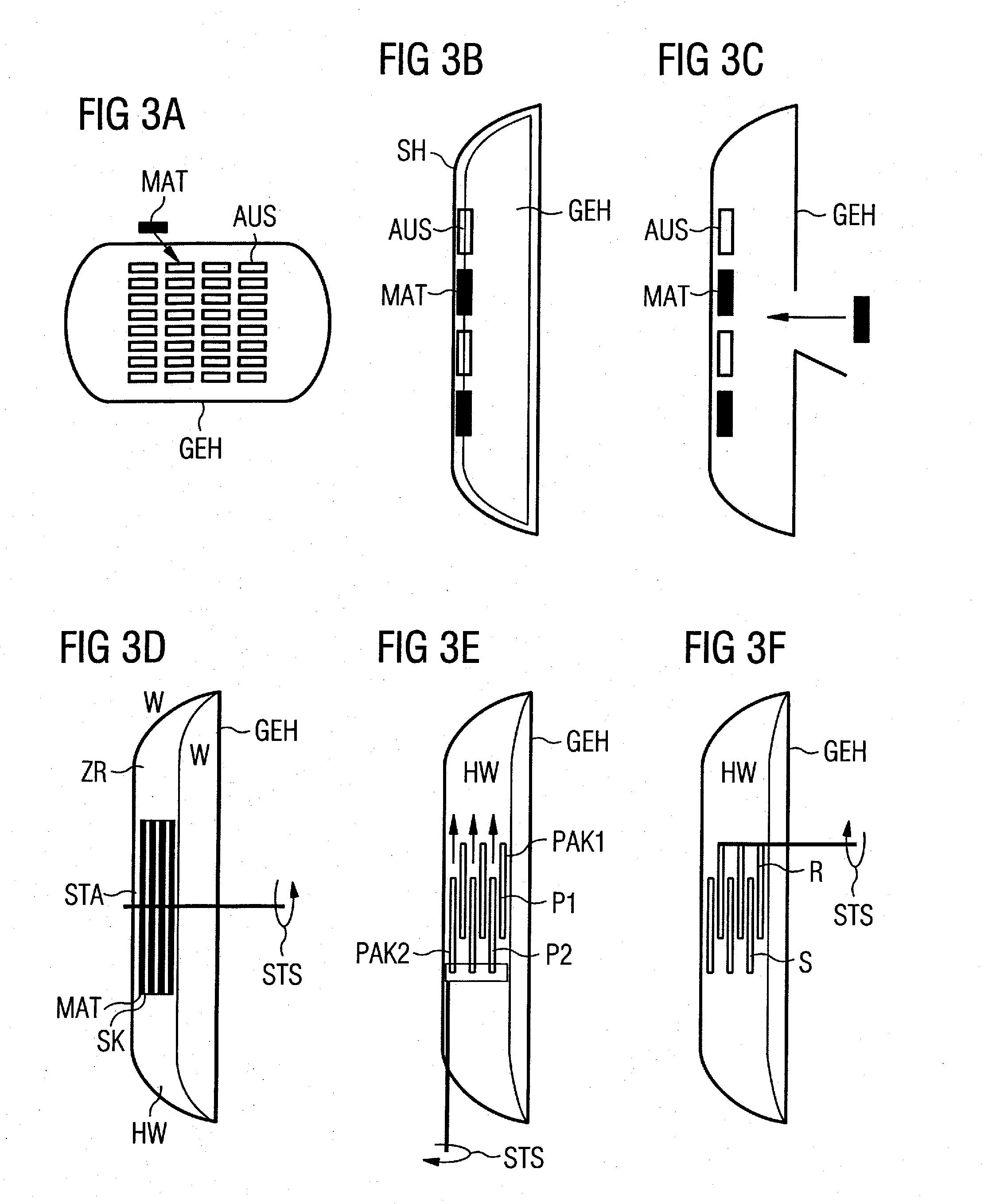 Arrangement for radiation of a radio-frequency field