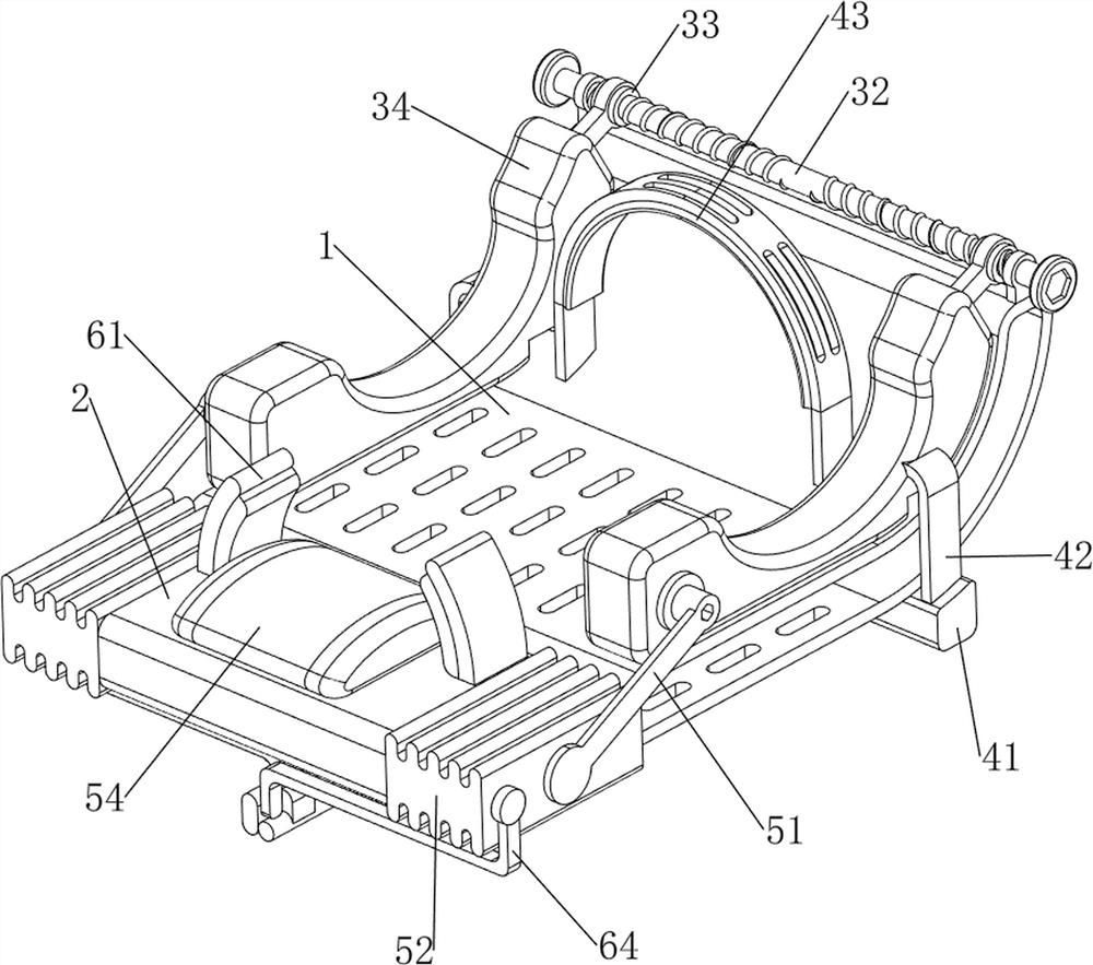 Head fixing device for ultrasonic guided neck minimally invasive interventional operation