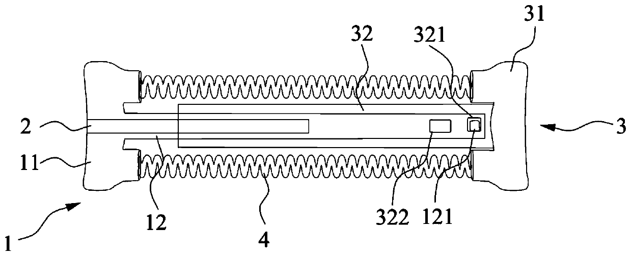 Gas one-way transmission assembly and mattress