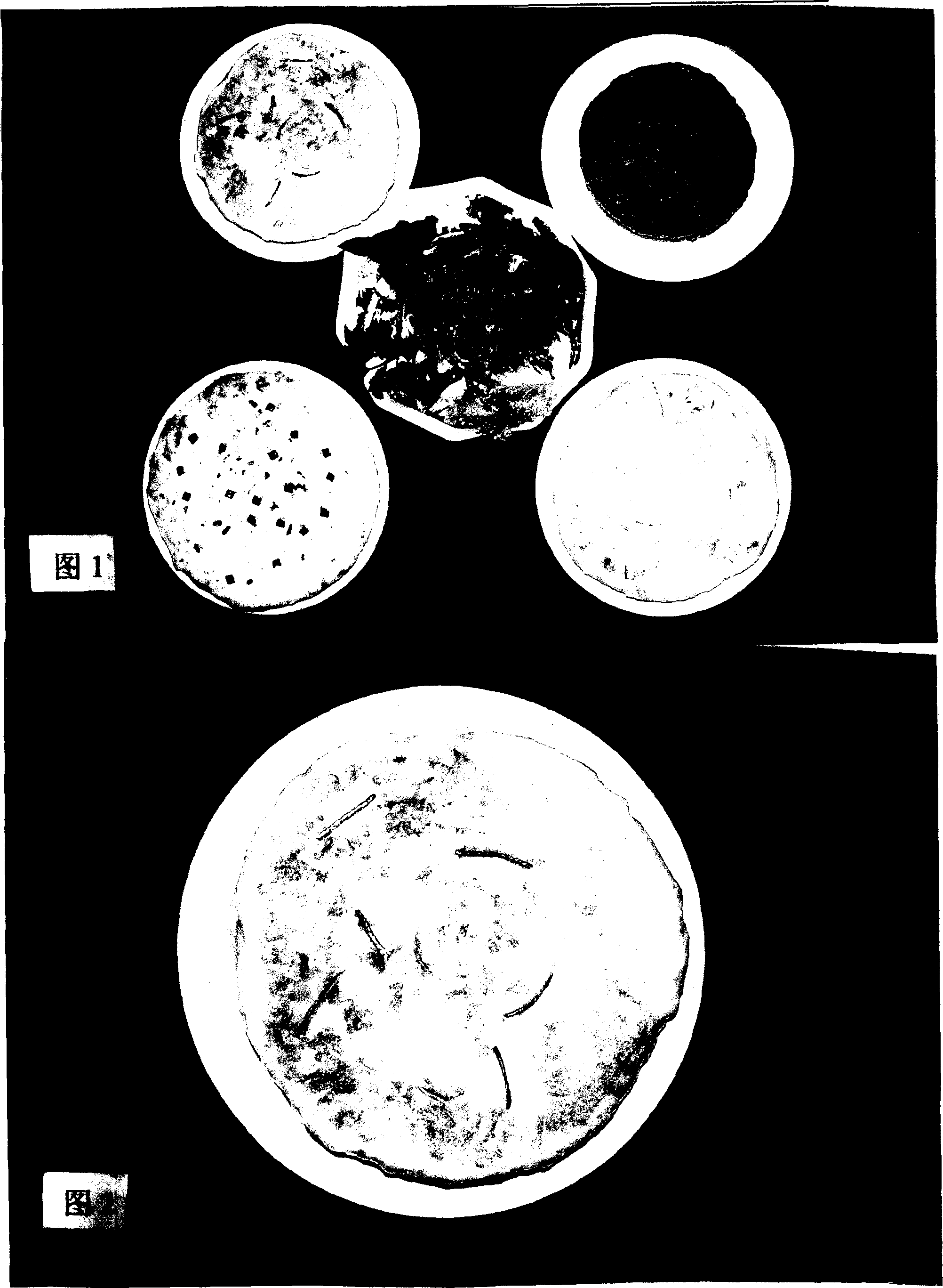 Buerxiang noodles with cake set meal and its manufacturing method