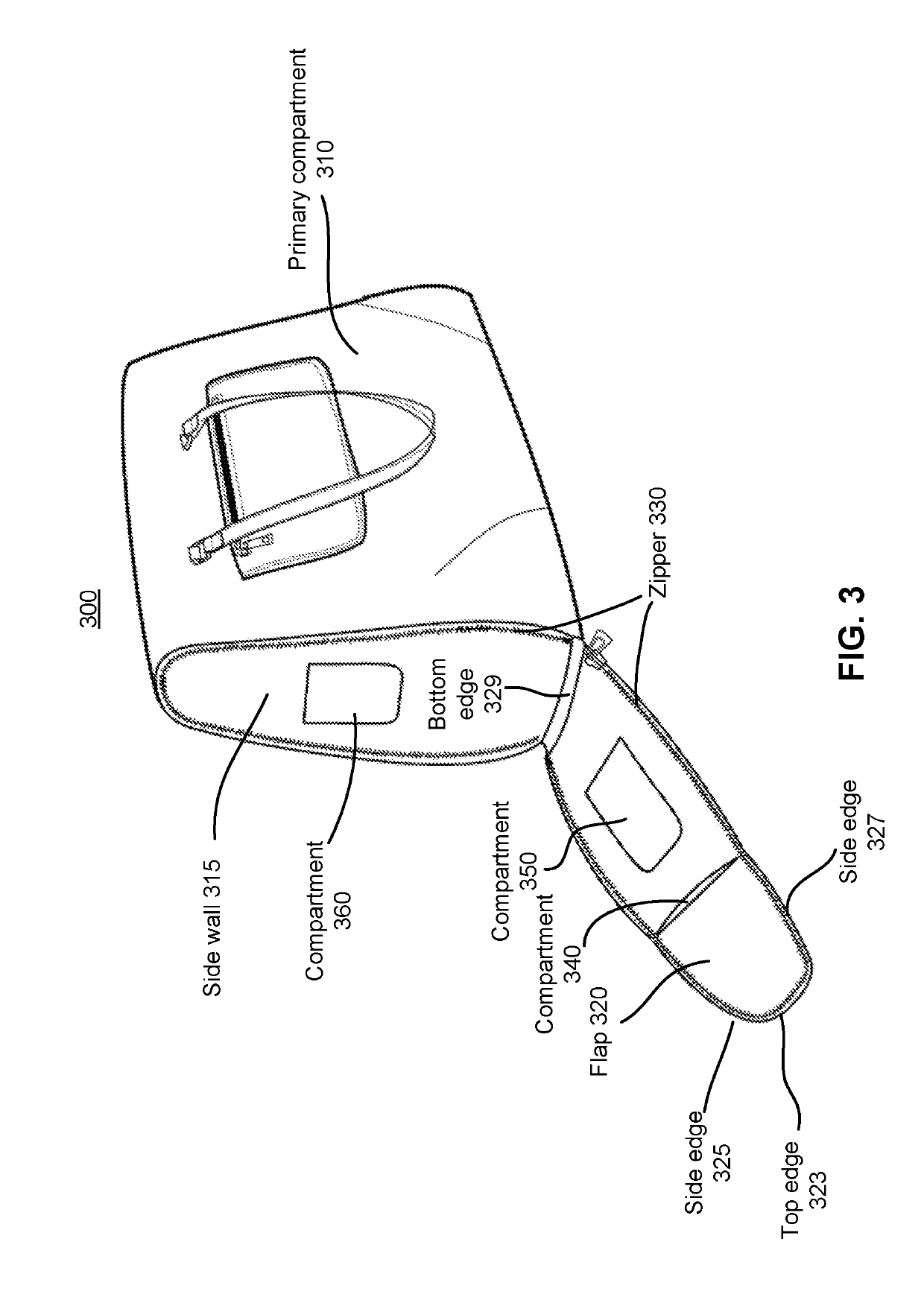 Diaper bag providing easy removal of items