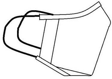 A dehumidification self-heating active alumina three-dimensional mask