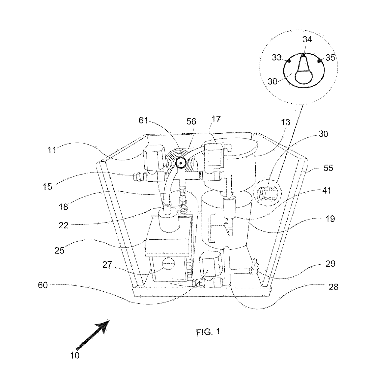 System and method to combine a filter system with a freeze dryer to filter contamination of a vacuum pump