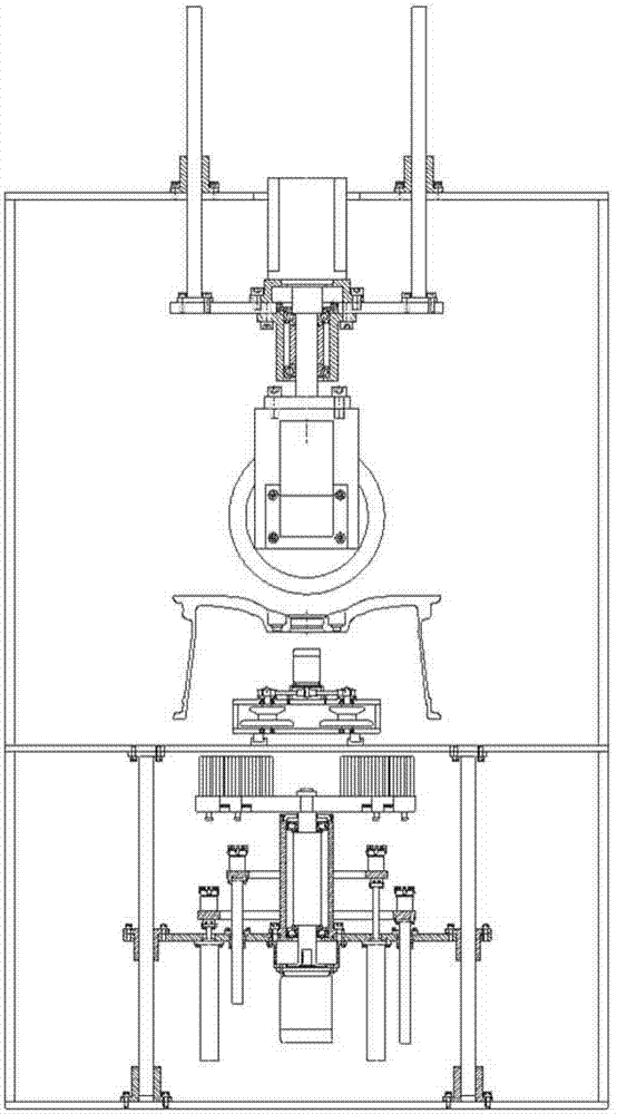 A ring type wheel deburring device