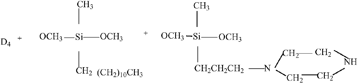 Preparation method of smoothing, stiffening and color deepening silicone oil