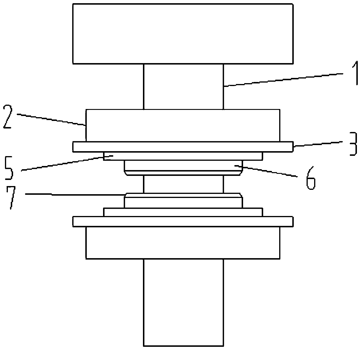 Double-nut propping and locking bolt