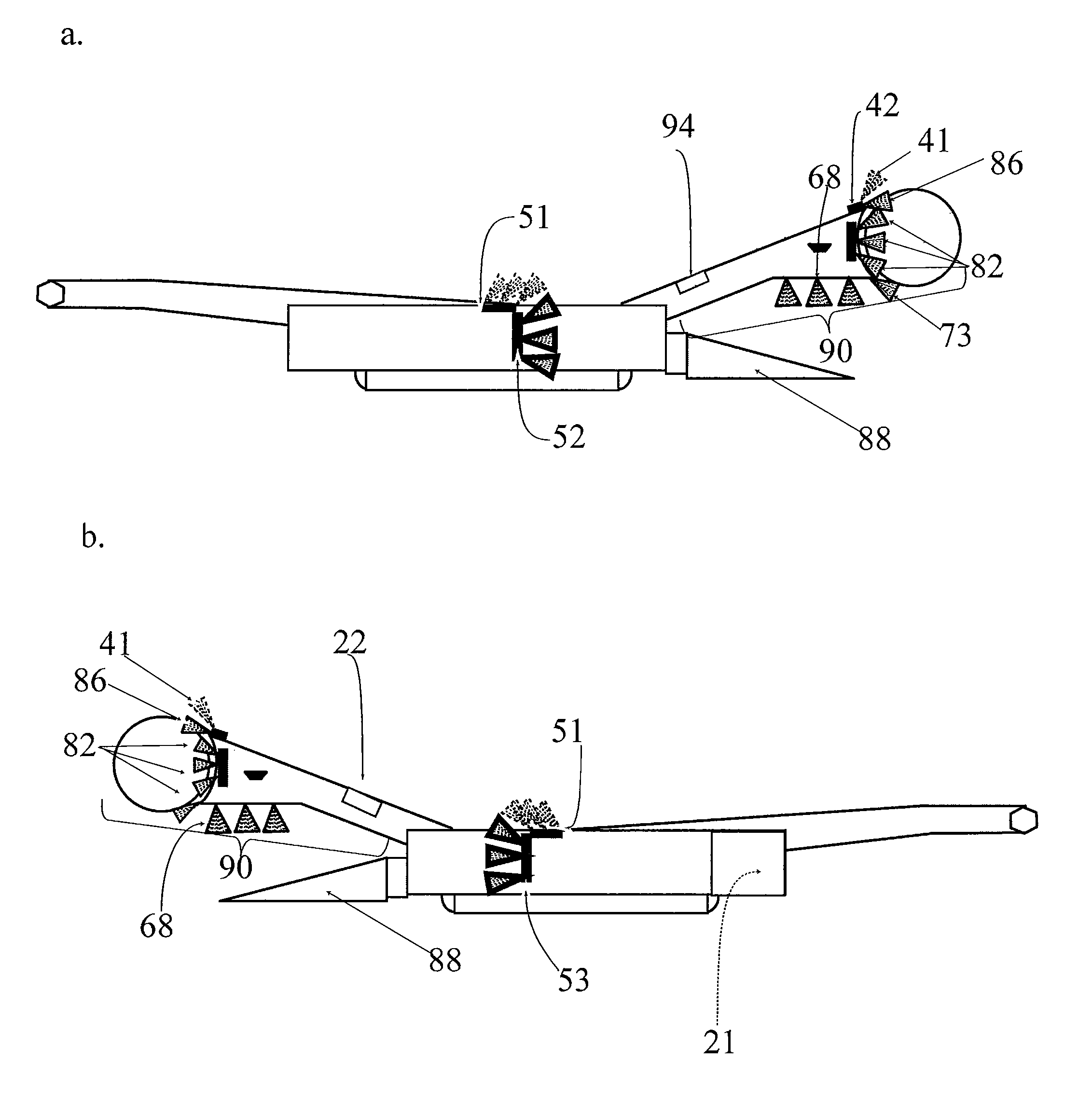 Water sprays for dust control on mining machines