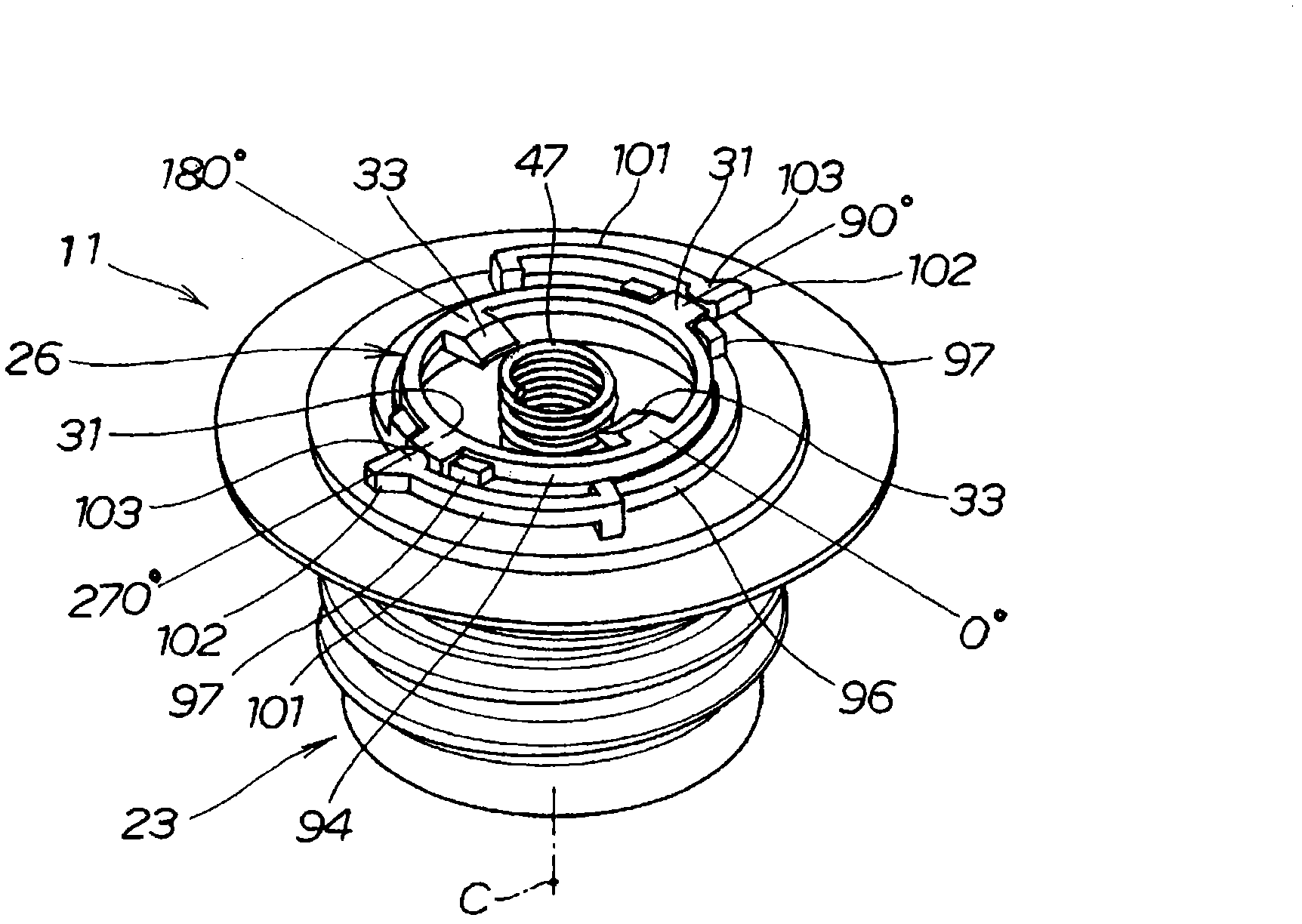 Lockable cap for fuel tank