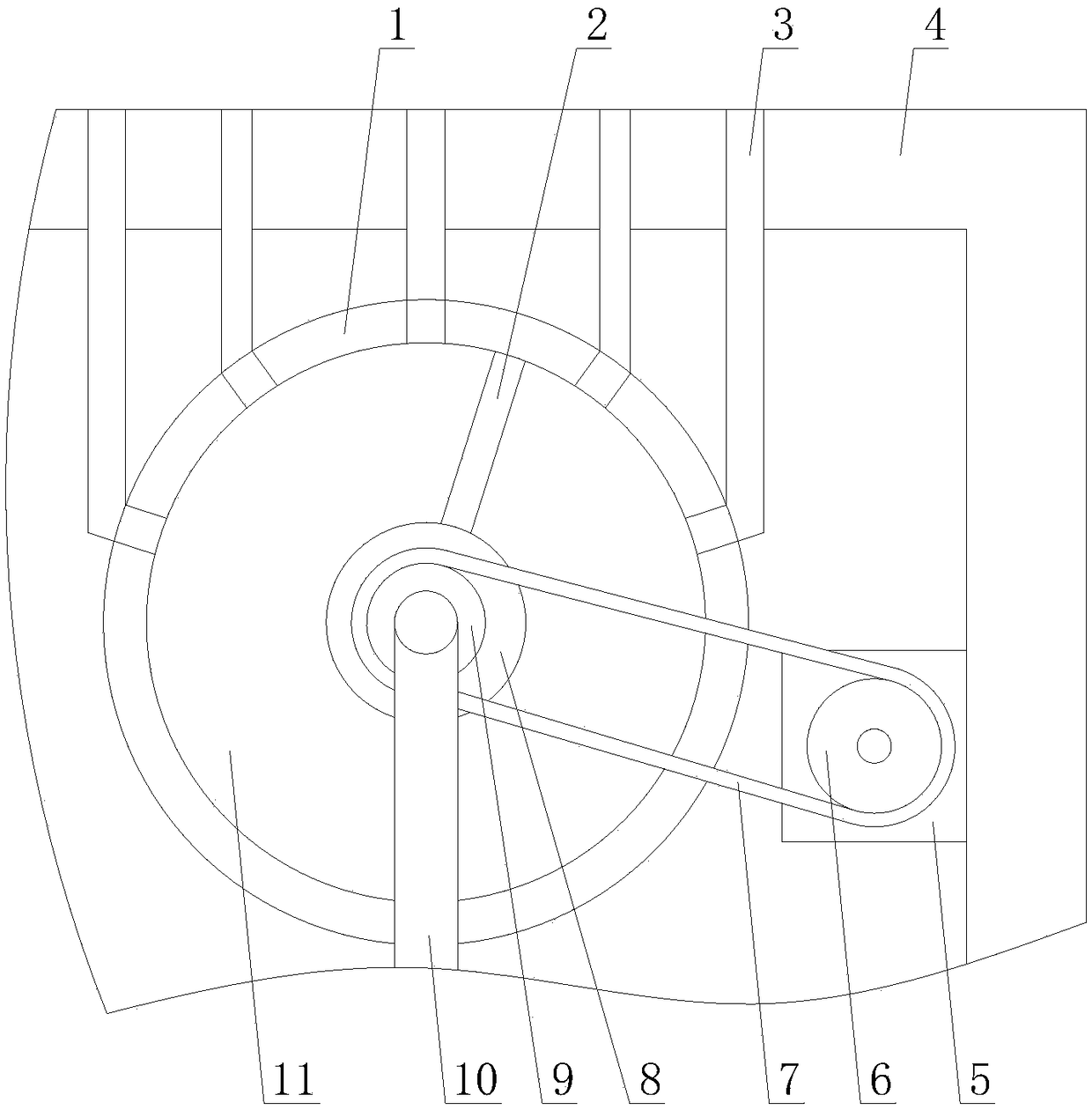 Agricultural product pesticide residue detection device