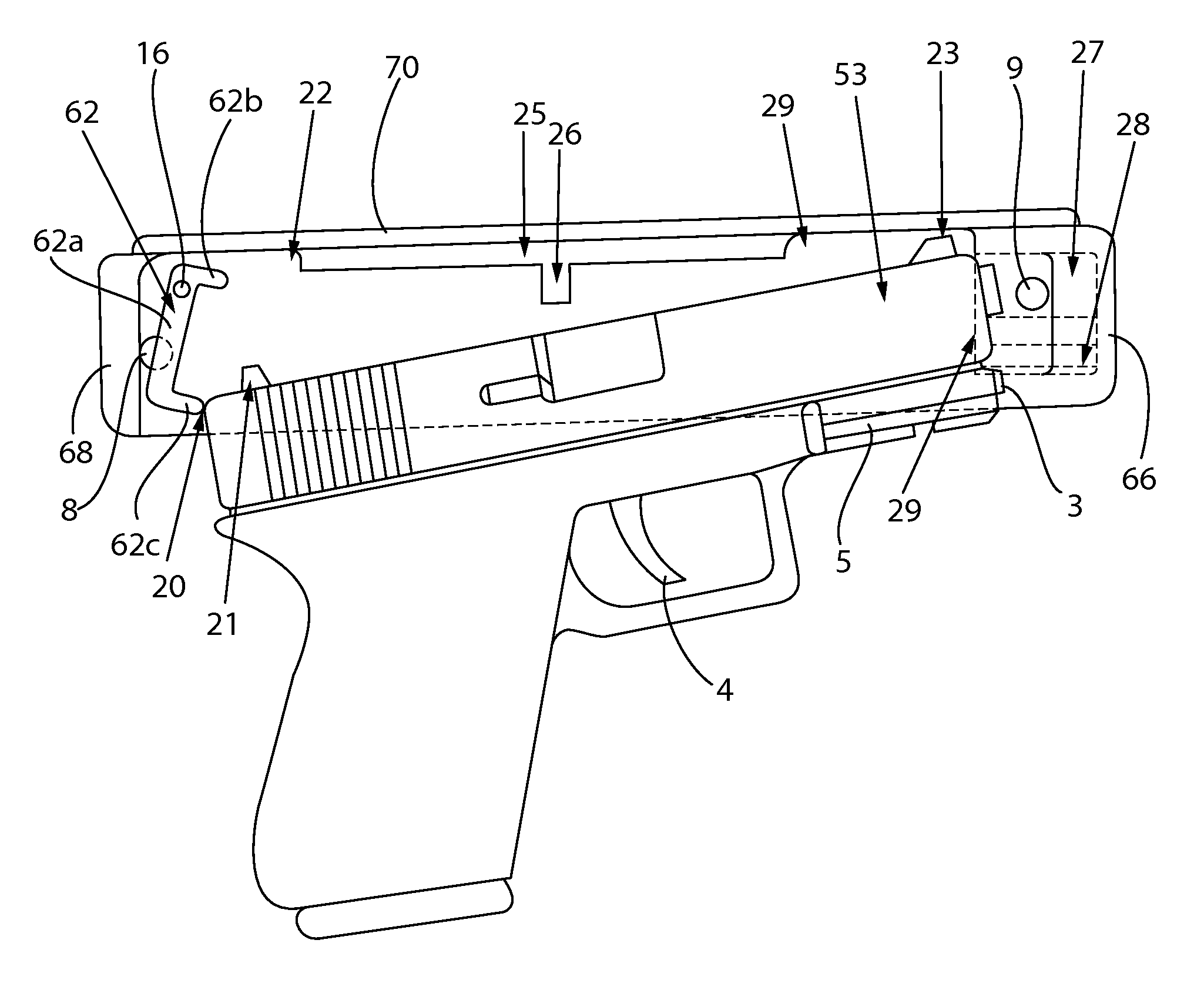 Automatically locking high security holster