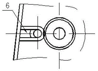 Lamp housing provided with lamp fall-preventing and dimming mechanism