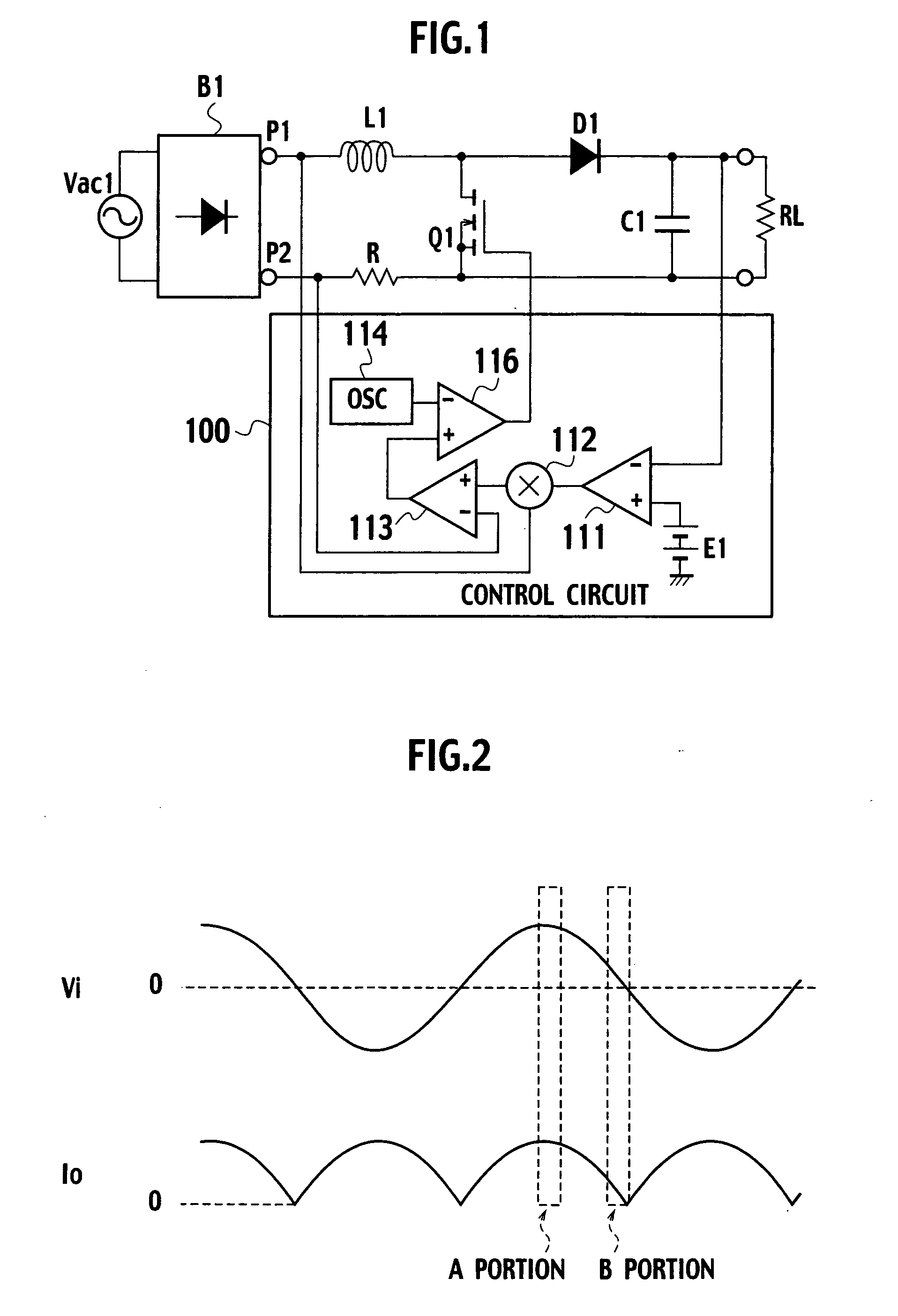 Power factor improving circuit