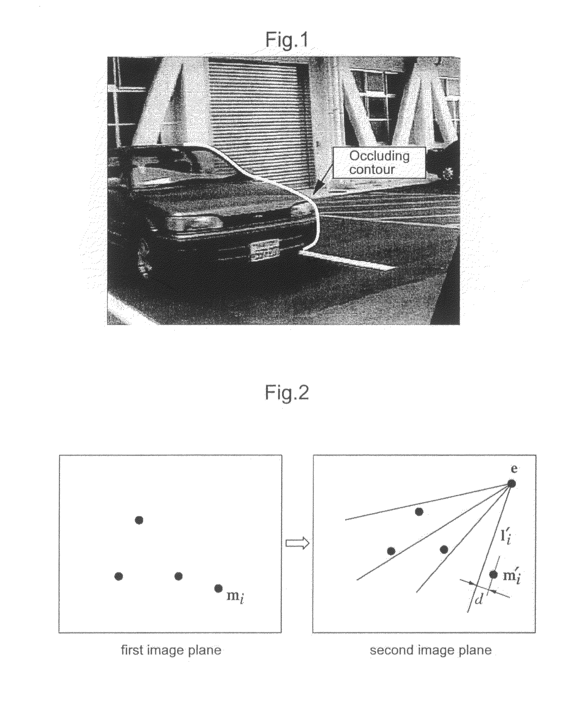 Object recognition apparatus and object recognition method using epipolar geometry