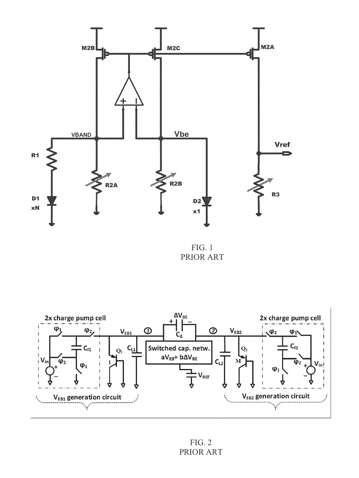 Switch capacitor in bandgap voltage reference (BGREF)