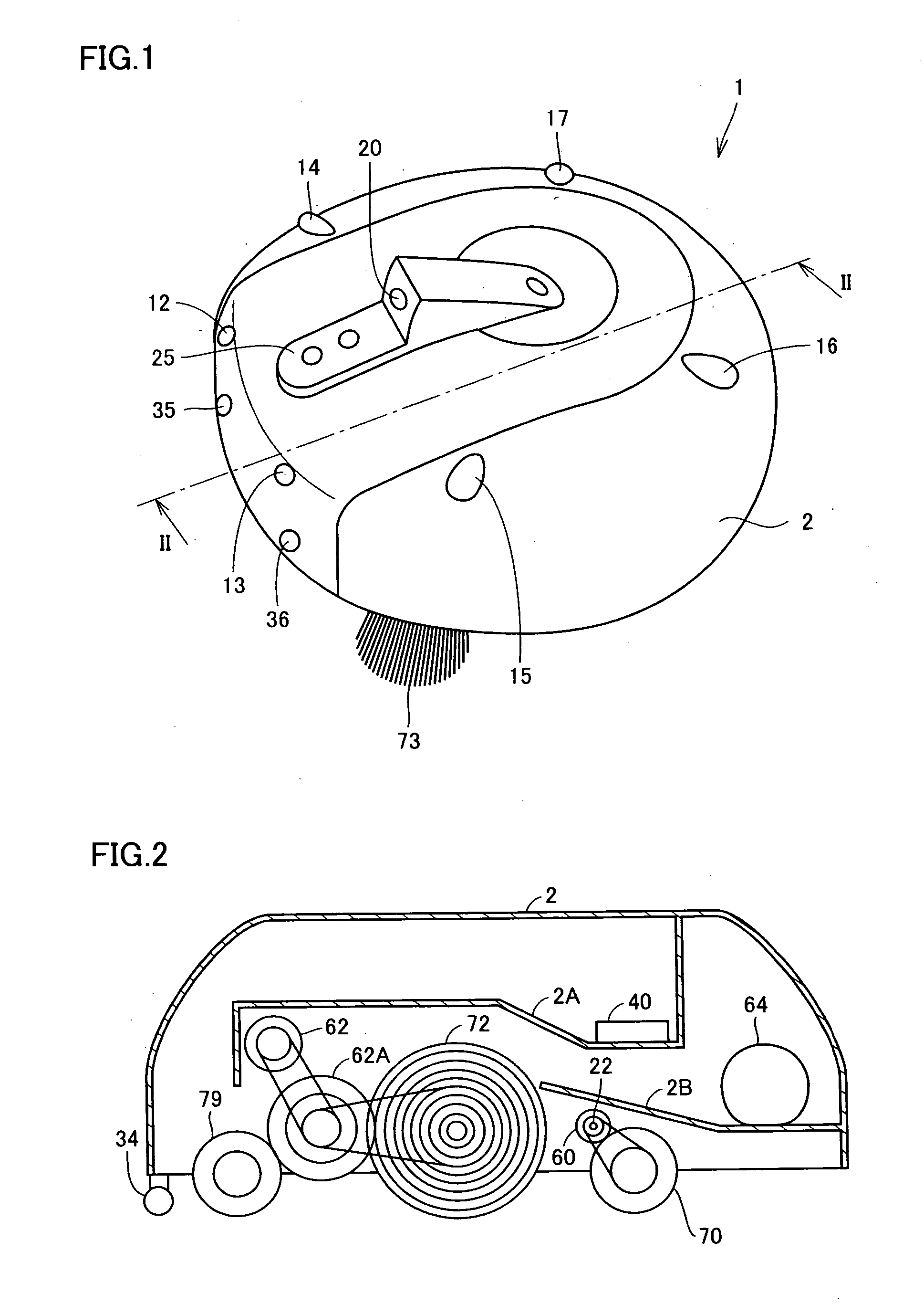 Self-guided cleaning robot, self-guided robot, and program product for performing method for controlling travel of self-guided robot