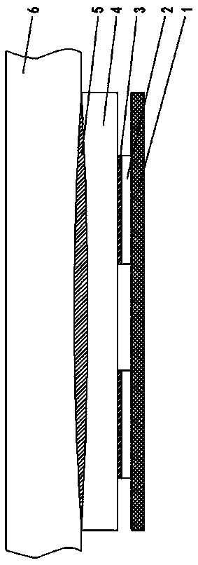 Heat dissipation method of pluggable board card which adopts a heat conduction film