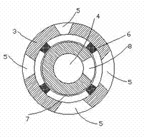 Air suction device on embroiderer rack